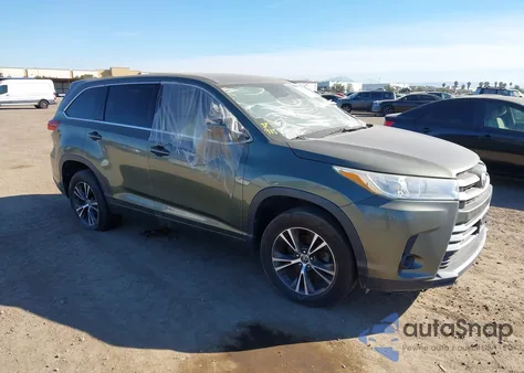 2018 Toyota Highlander Le из США, поврежденный, VIN 5TDZARFH1JS035487